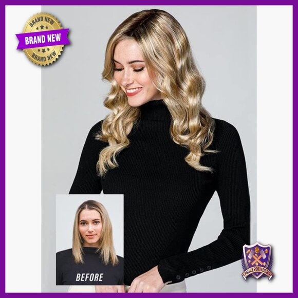 Synthetic Lace Front Half Wig Topper 18\